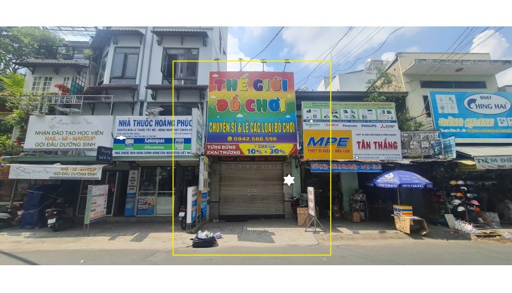 Cho thuê nhà mặt tiền Văn Cao 80m2, 1 Lầu, 20Triệu